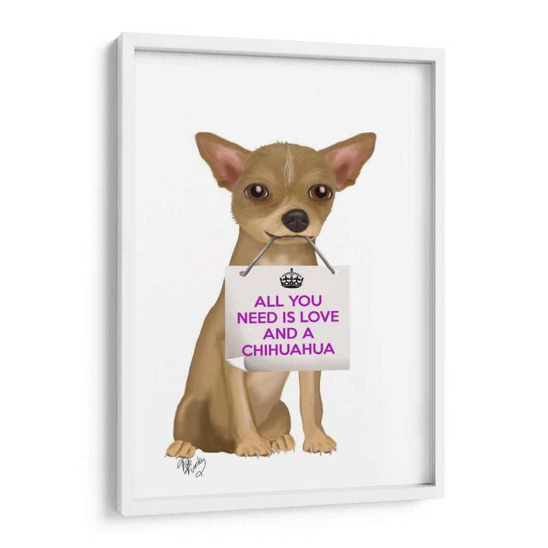 Amor Y Chihuahua - Fab Funky | Cuadro decorativo de Canvas Lab