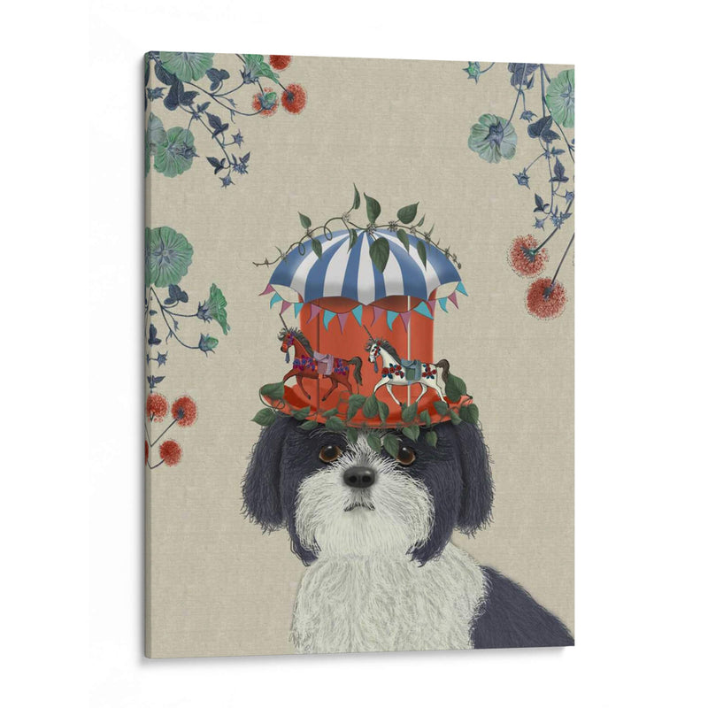 Perro Shih Tzu Miliners - Fab Funky | Cuadro decorativo de Canvas Lab