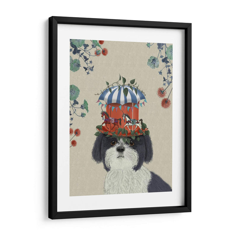 Perro Shih Tzu Miliners - Fab Funky | Cuadro decorativo de Canvas Lab