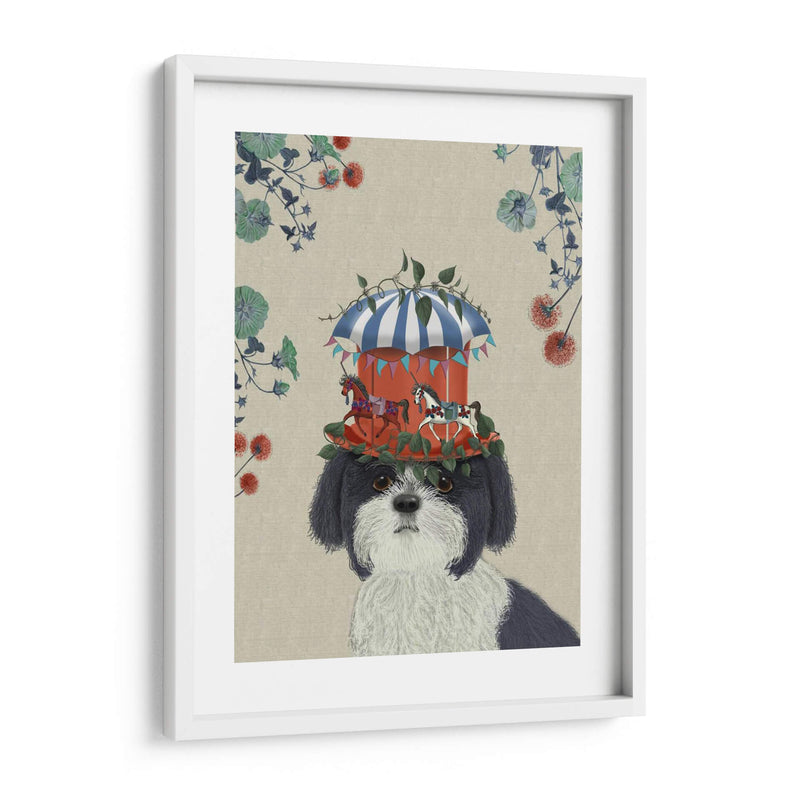 Perro Shih Tzu Miliners - Fab Funky | Cuadro decorativo de Canvas Lab