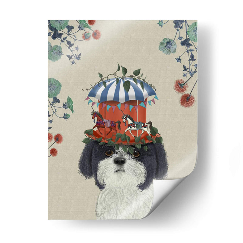 Perro Shih Tzu Miliners - Fab Funky | Cuadro decorativo de Canvas Lab