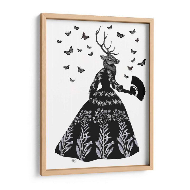 Ciervo Negro - Fab Funky | Cuadro decorativo de Canvas Lab