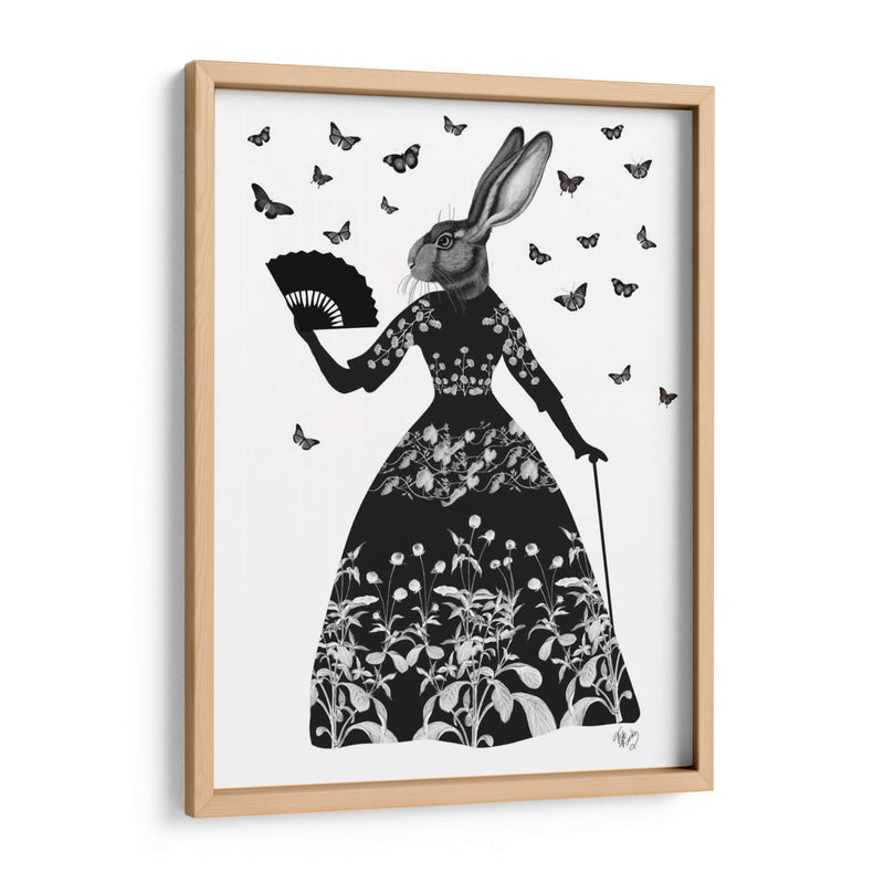 Conejo Negro - Fab Funky | Cuadro decorativo de Canvas Lab