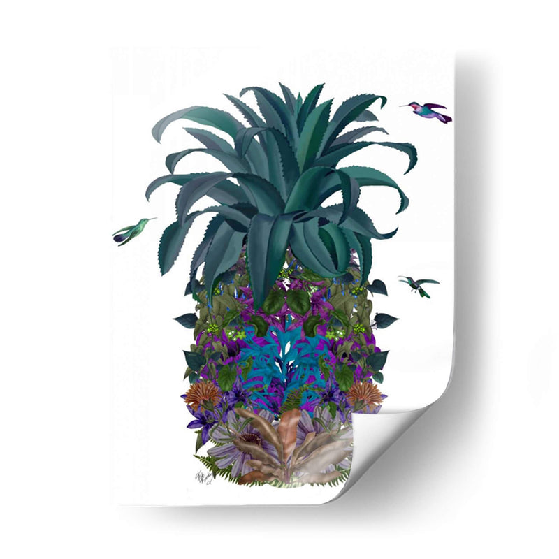 Piña, Flores Tropicales 1 - Fab Funky | Cuadro decorativo de Canvas Lab