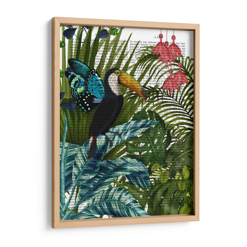 Tucán En El Bosque Tropical - Fab Funky | Cuadro decorativo de Canvas Lab