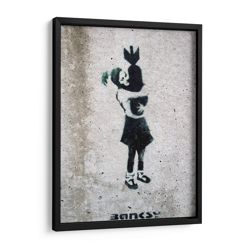 Bomb Hugger - Banksy | Cuadro decorativo de Canvas Lab