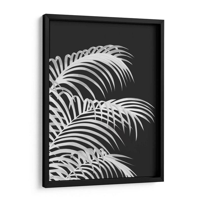 Hoja De Palma 1, Blanco En Negro - Fab Funky | Cuadro decorativo de Canvas Lab