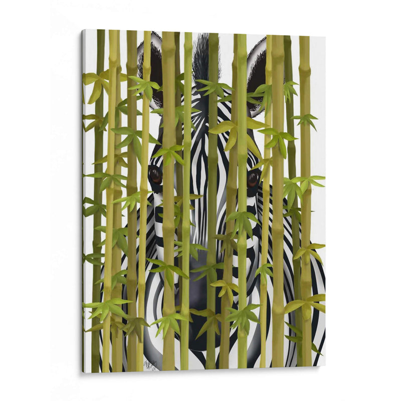 Cebra De Bambú - Fab Funky | Cuadro decorativo de Canvas Lab