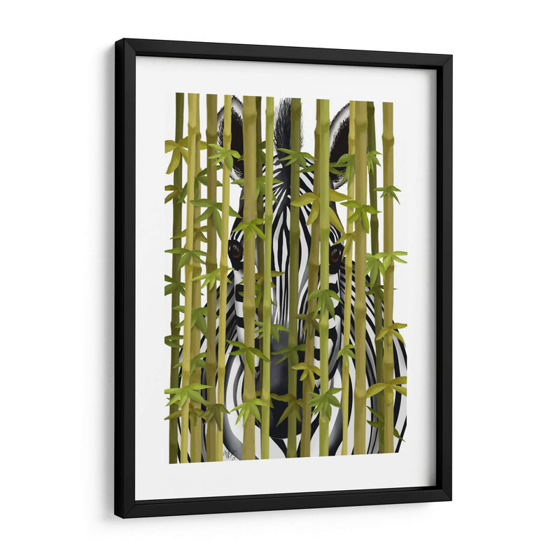 Cebra De Bambú - Fab Funky | Cuadro decorativo de Canvas Lab