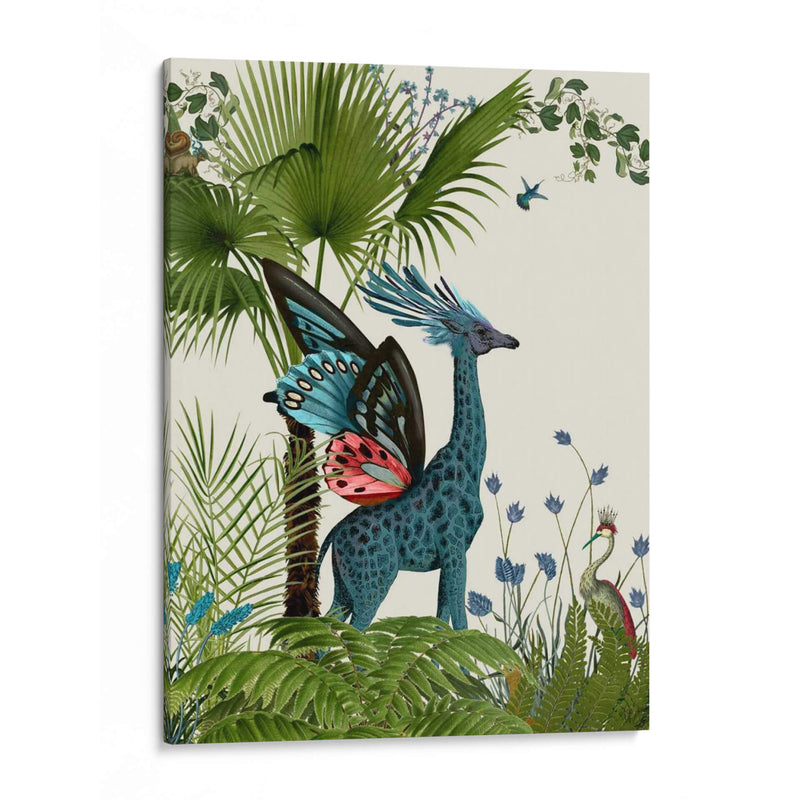 Jirafa Tropical 2 - Fab Funky | Cuadro decorativo de Canvas Lab