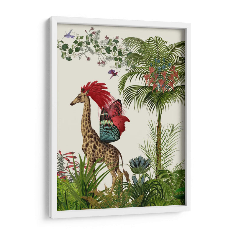 Jirafa Tropical 4 - Fab Funky | Cuadro decorativo de Canvas Lab