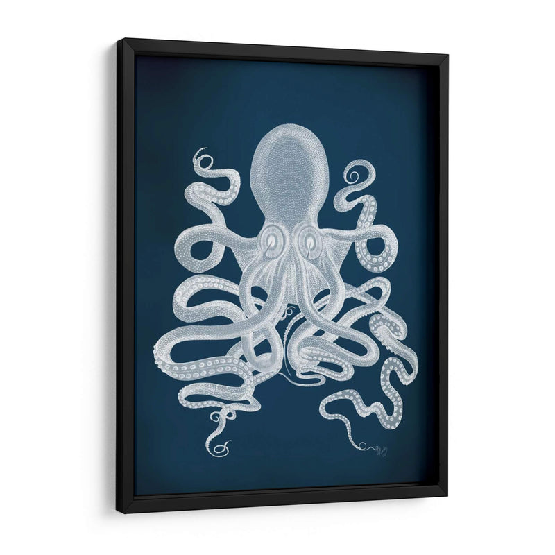 Octopus 9, Blanco - Fab Funky | Cuadro decorativo de Canvas Lab