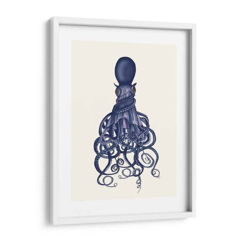 Octopus, Azul Torcido - Fab Funky | Cuadro decorativo de Canvas Lab