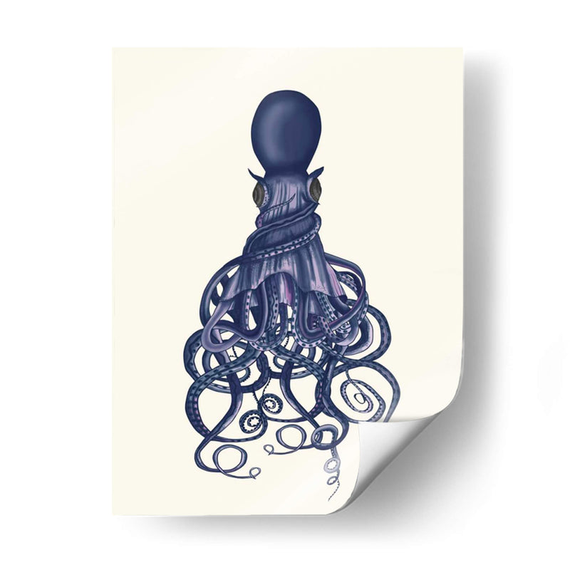 Octopus, Azul Torcido - Fab Funky | Cuadro decorativo de Canvas Lab