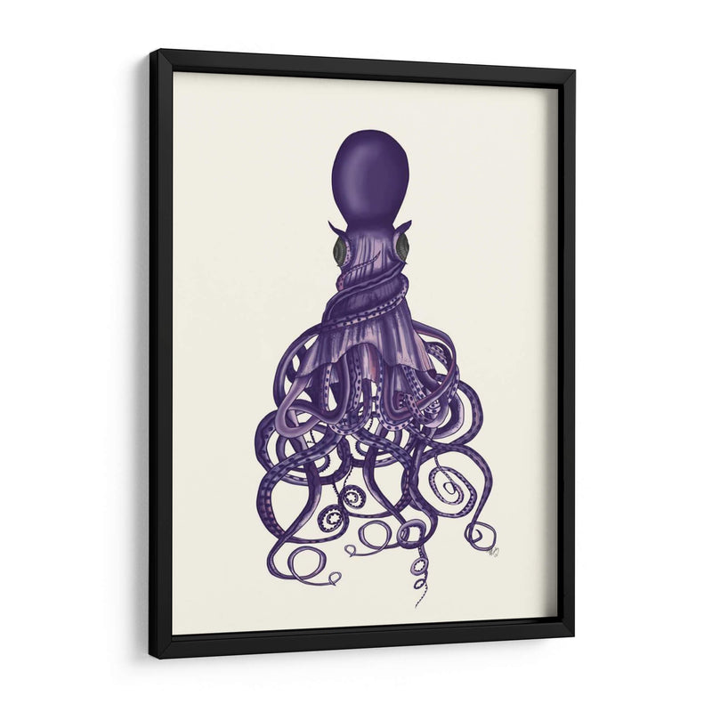 Pulpo, Torcido Púrpura - Fab Funky | Cuadro decorativo de Canvas Lab