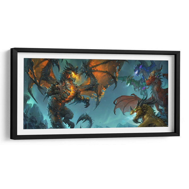 Dragons power | Cuadro decorativo de Canvas Lab