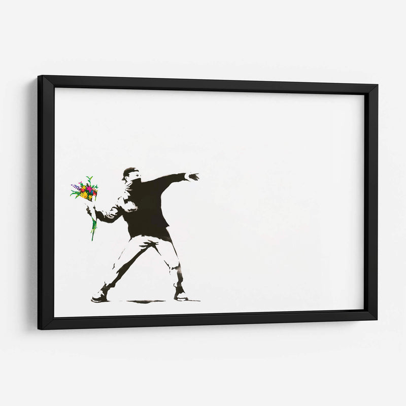 Flower Thrower - Banksy | Cuadro decorativo de Canvas Lab