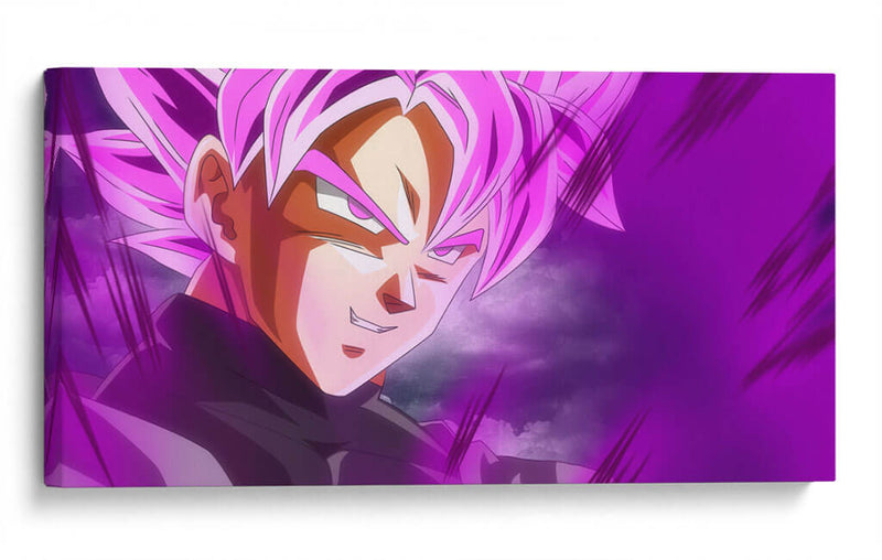 Goku Black Super Saiyan Rose | Cuadro decorativo de Canvas Lab