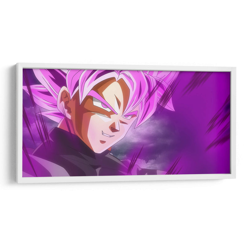 Goku Black Super Saiyan Rose | Cuadro decorativo de Canvas Lab