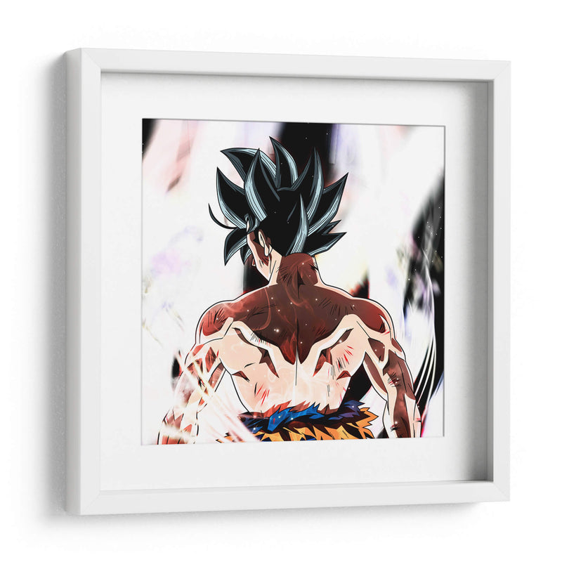 Goku Ultra Instinto de espaldas | Cuadro decorativo de Canvas Lab