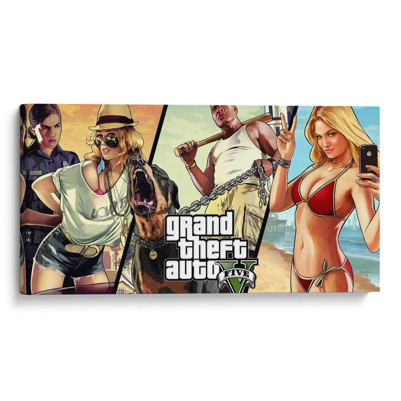 GTA V | Cuadro decorativo de Canvas Lab