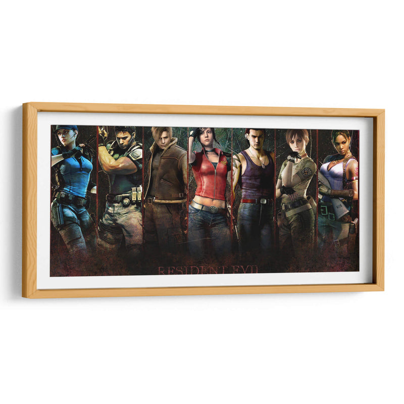 Heroes Resident Evil | Cuadro decorativo de Canvas Lab