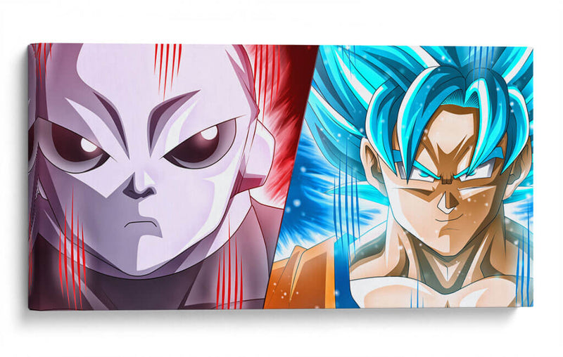 Jiren vs Goku | Cuadro decorativo de Canvas Lab