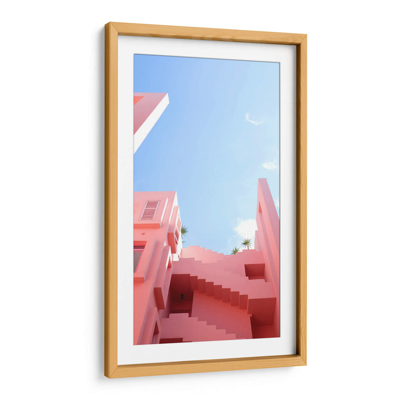 La casa rosa | Cuadro decorativo de Canvas Lab