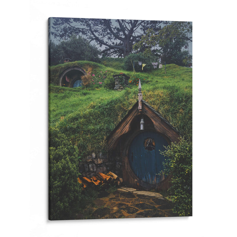 La casita del Hobbit | Cuadro decorativo de Canvas Lab