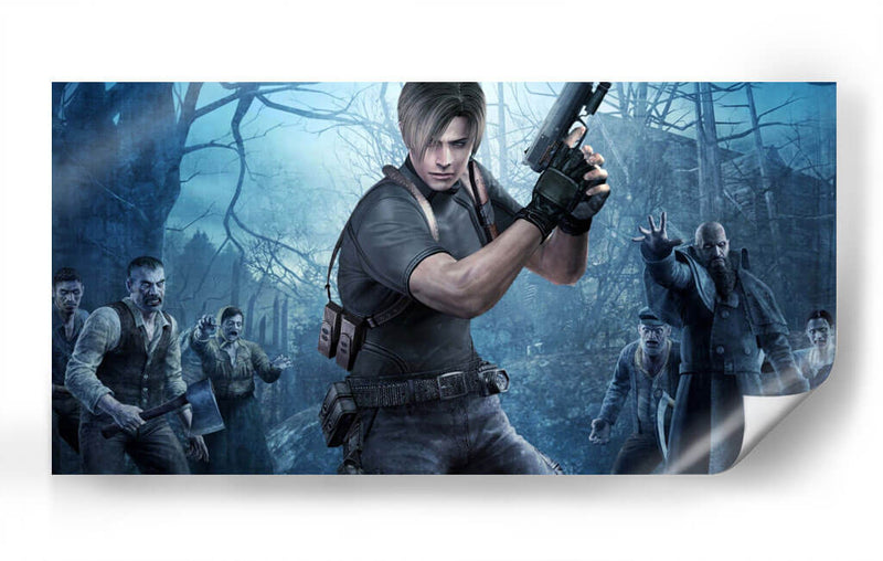 Leon Resident Evil | Cuadro decorativo de Canvas Lab