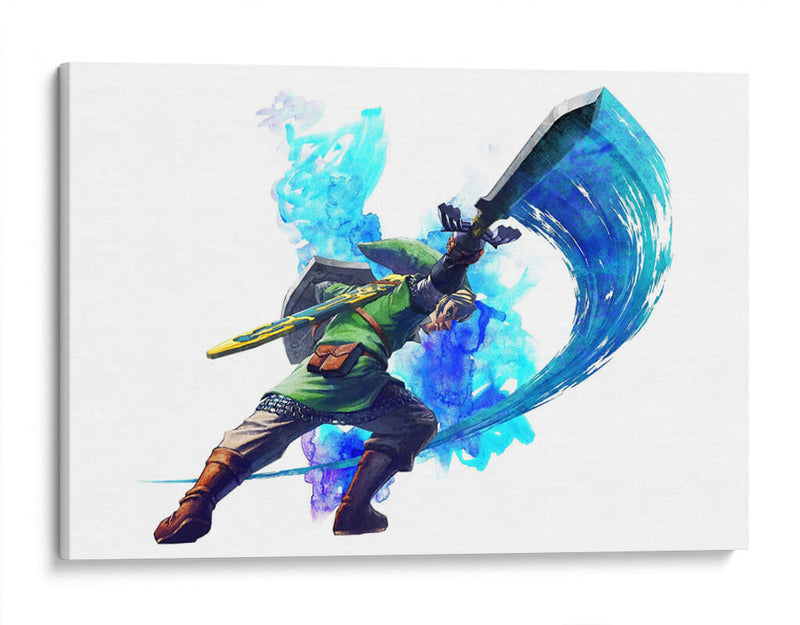 Link and Skyward Sword | Cuadro decorativo de Canvas Lab