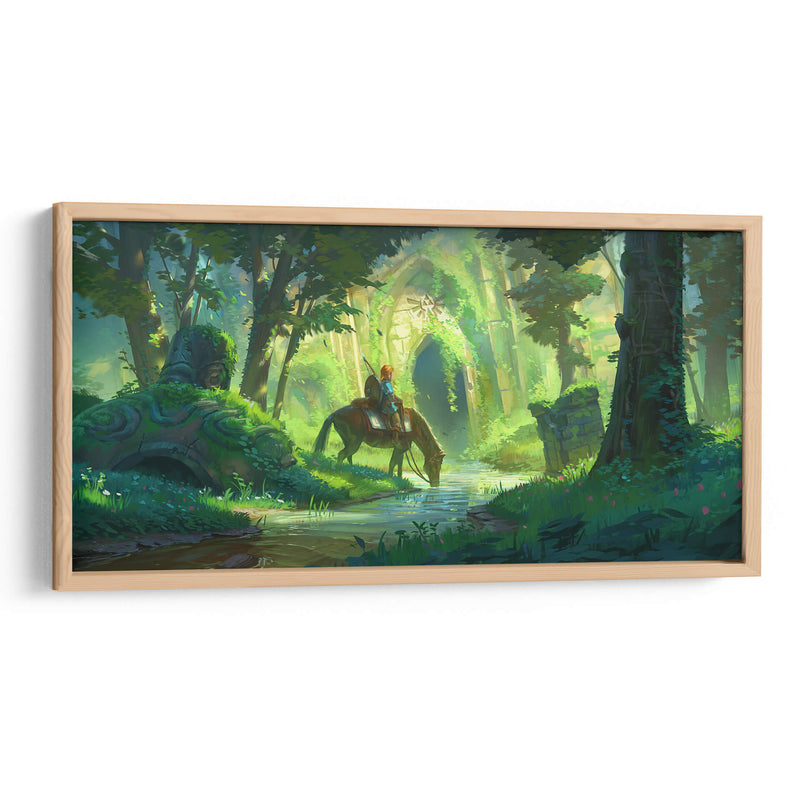 Link on the woods | Cuadro decorativo de Canvas Lab