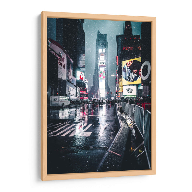 Frío en Times Square | Cuadro decorativo de Canvas Lab
