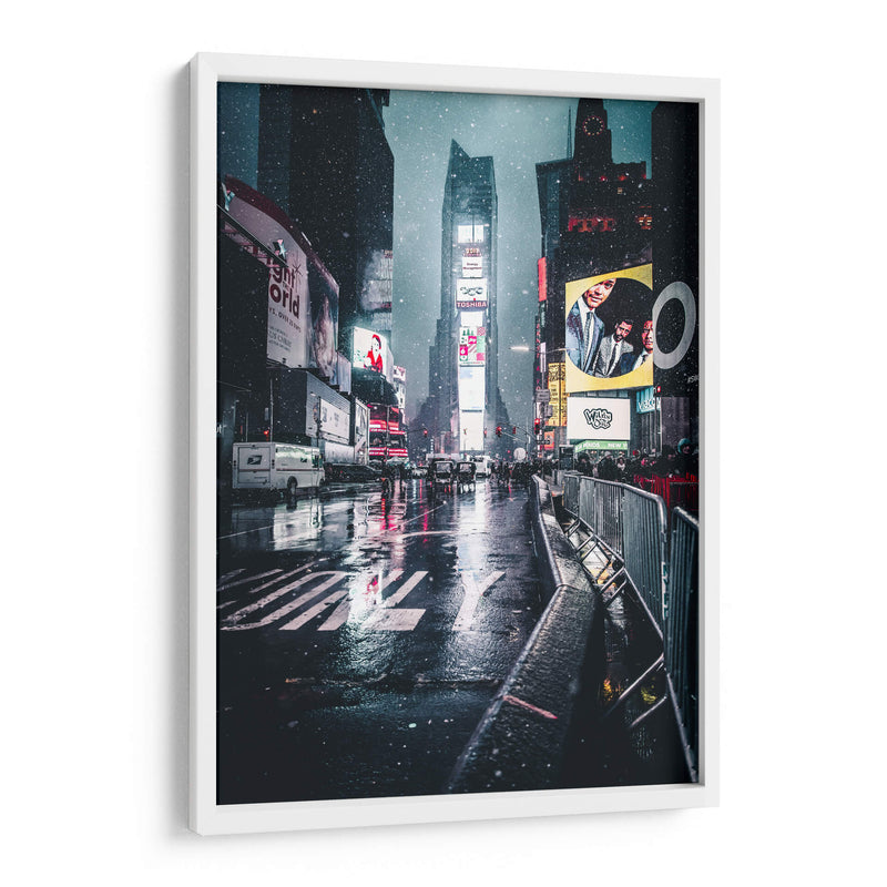 Frío en Times Square | Cuadro decorativo de Canvas Lab