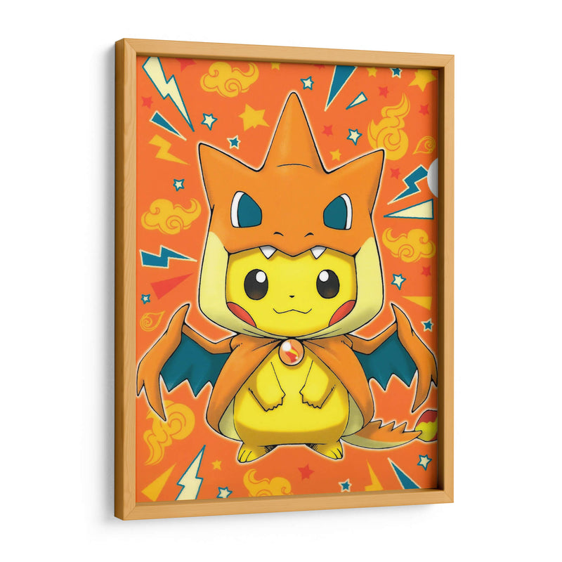 Pikacharmeleon | Cuadro decorativo de Canvas Lab