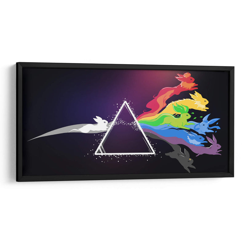 Pink Floyd Eevee Pokemon | Cuadro decorativo de Canvas Lab