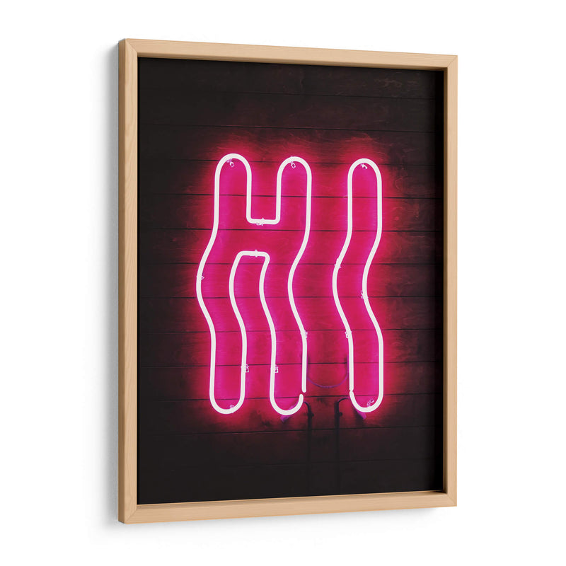 Pink hi | Cuadro decorativo de Canvas Lab