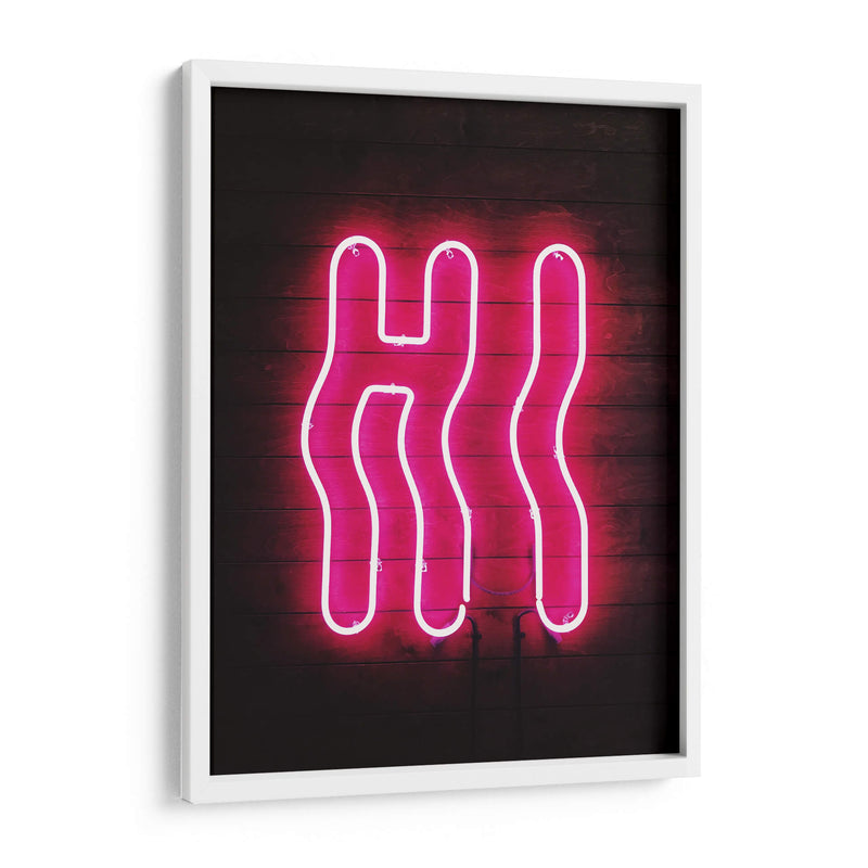Pink hi | Cuadro decorativo de Canvas Lab