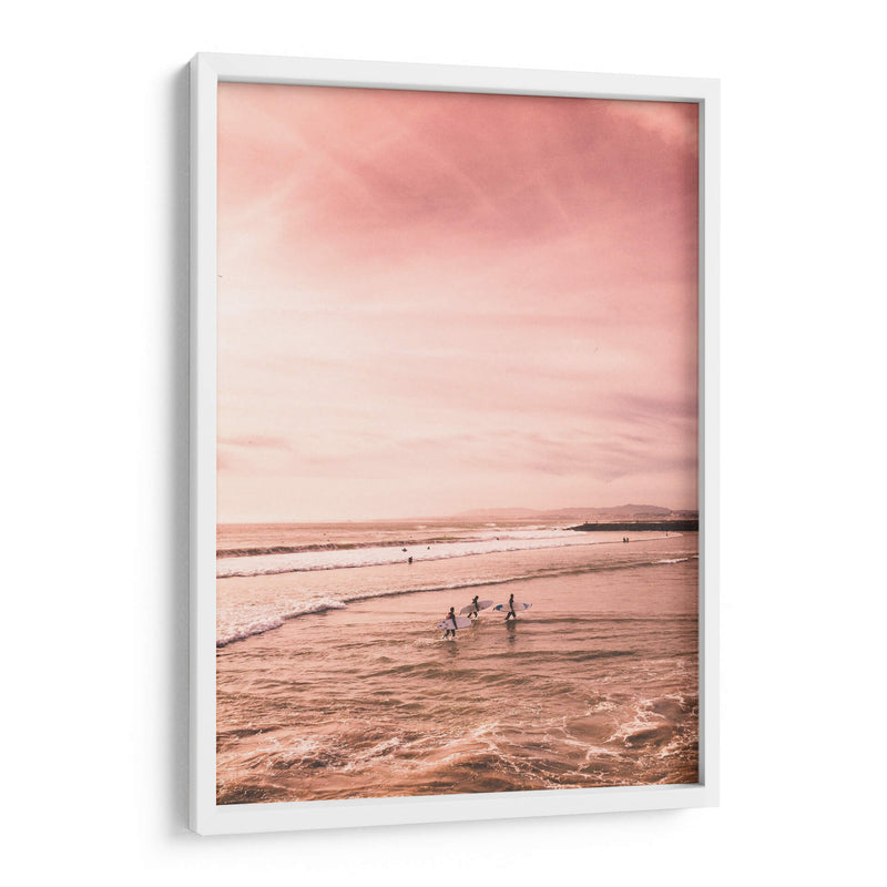Surf rosado | Cuadro decorativo de Canvas Lab