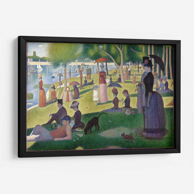 Tarde de domingo en la isla de la Grande Jatte - Georges Seurat | Cuadro decorativo de Canvas Lab