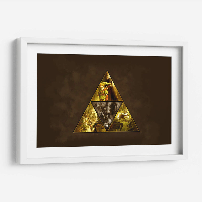 Triforce of power | Cuadro decorativo de Canvas Lab