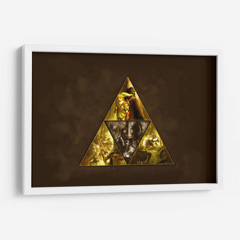 Triforce of power | Cuadro decorativo de Canvas Lab