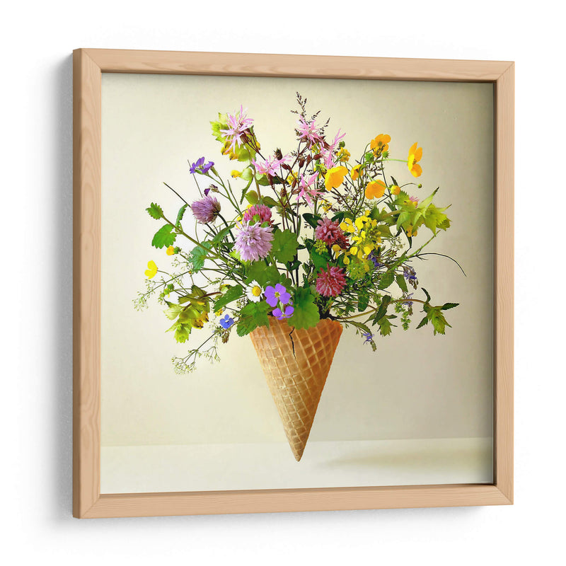Helado floral | Cuadro decorativo de Canvas Lab