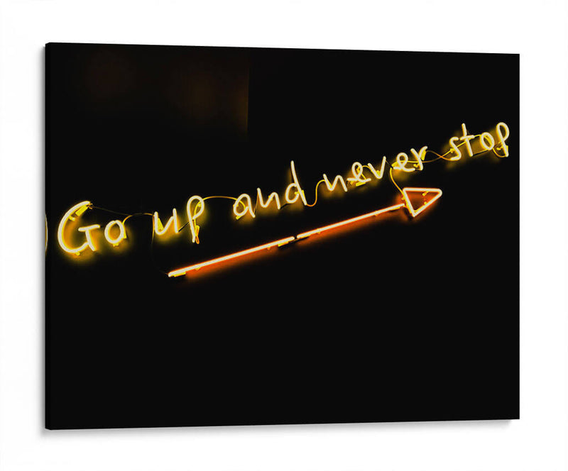 Go up and never stop | Cuadro decorativo de Canvas Lab