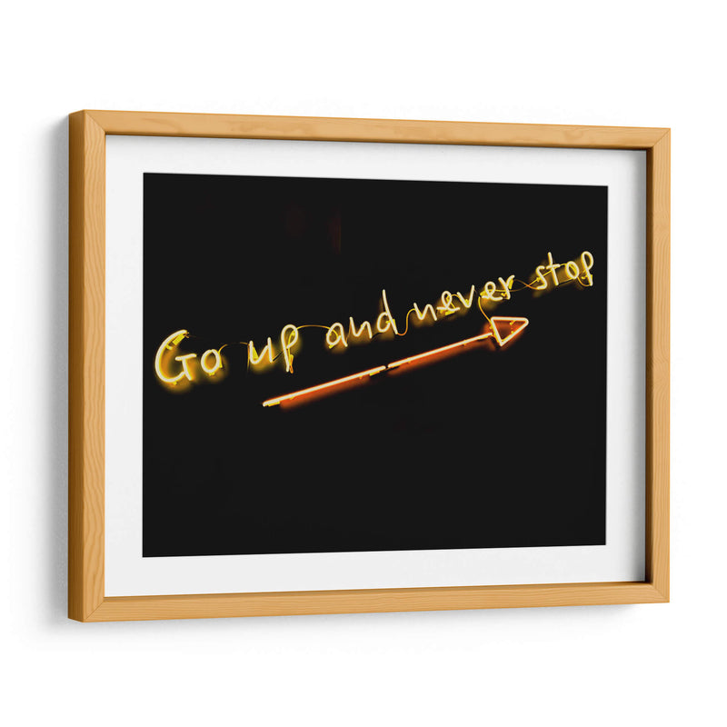 Go up and never stop | Cuadro decorativo de Canvas Lab