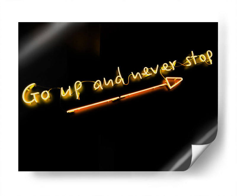 Go up and never stop | Cuadro decorativo de Canvas Lab