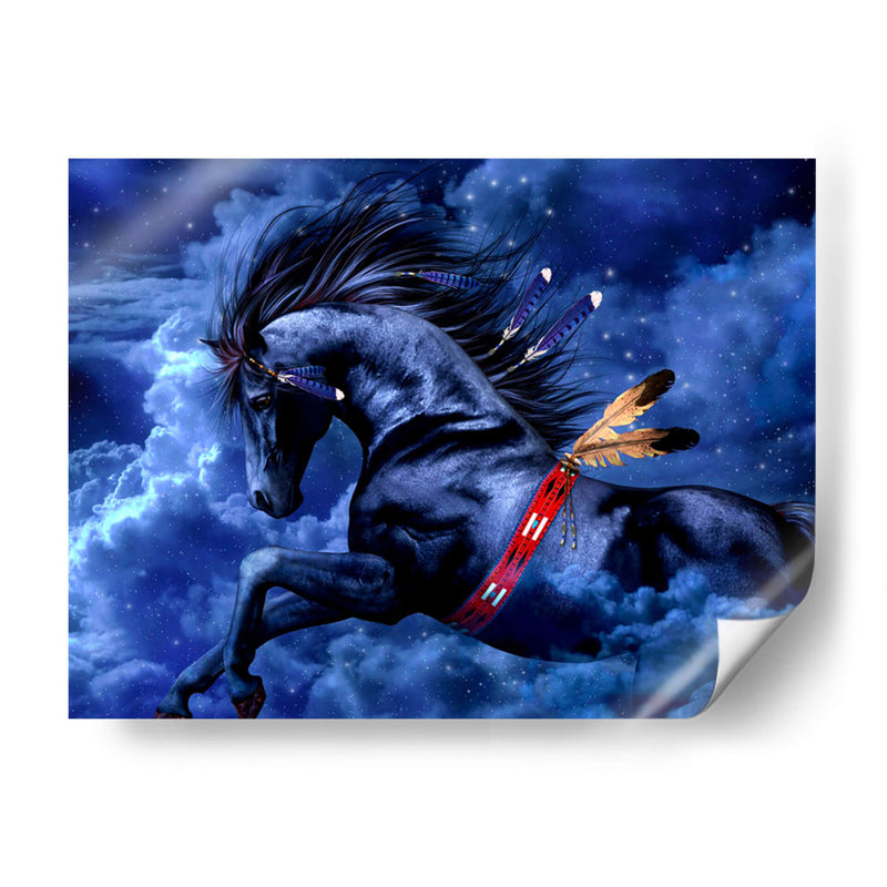 Apache azul | Cuadro decorativo de Canvas Lab