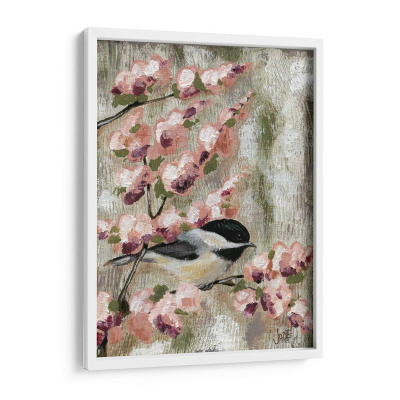 Cereza Flor Pájaro I - Jade Reynolds | Cuadro decorativo de Canvas Lab
