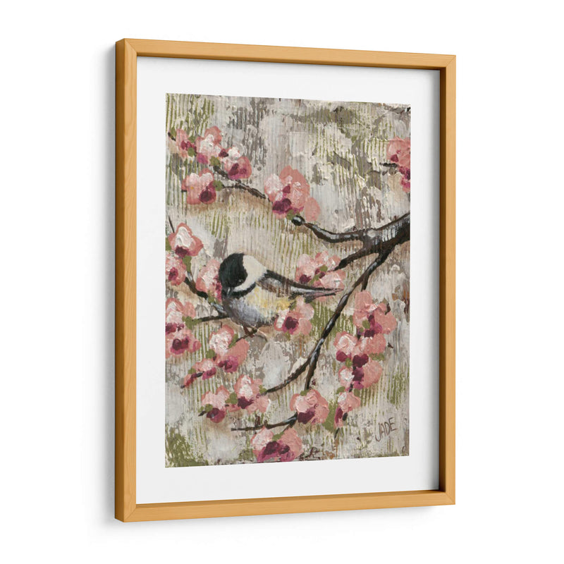 Cherry Blossom Bird Ii - Jade Reynolds | Cuadro decorativo de Canvas Lab