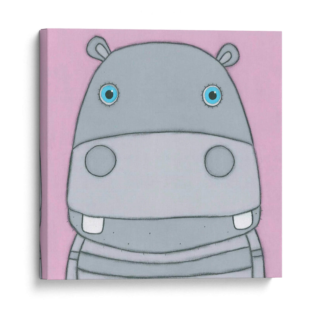Super Animal - Hippo - Tatijana Lawrence | Cuadro decorativo de Canvas Lab